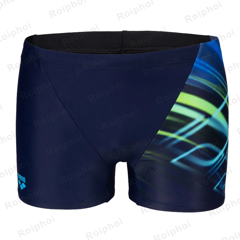 New Men's Printing Jammers Surfing Swimsuits Swimming Tights Shorts Summer Swimwear Beach Trunks Sports Quick Dry Training Pants