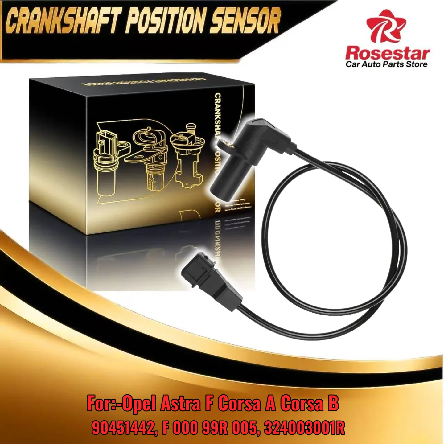 

Herko CKP2070 Engine Crankshaft Position Sensor fits Chevrolet Corsa 1999-2008 90451442 324003001R