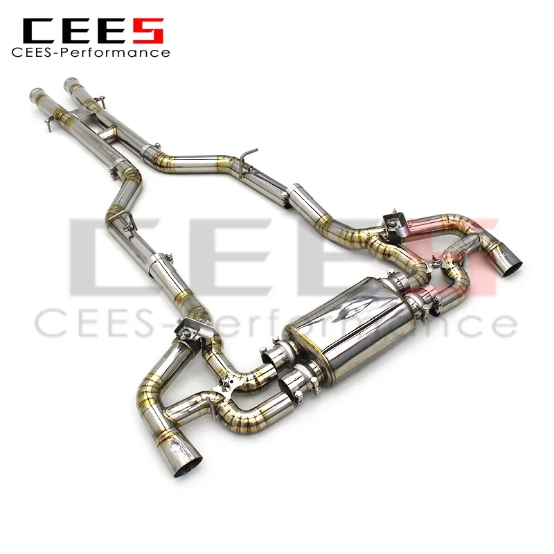 cees Titanium Exhaust Muffler for Mercedes-Benz AMG GT GTS(C190) 4.0T2014-2023 Tuning Car Exhaust Pipe Escape Catback System