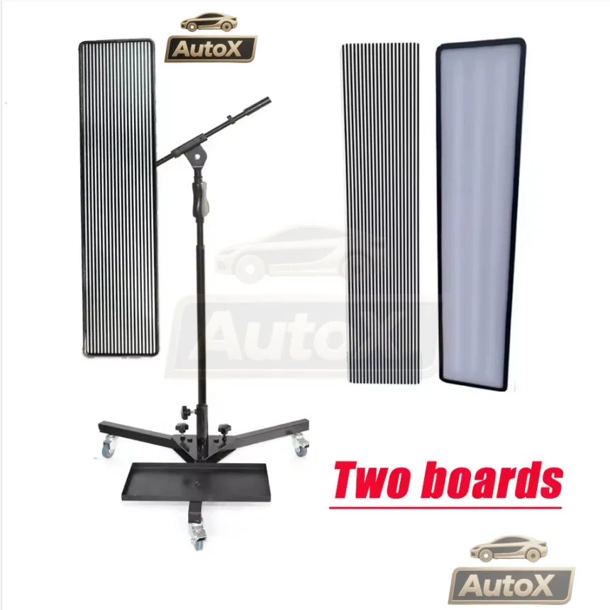 

Auto X High Quality Dent Lamp Line Board With Strips Dent Repair Tool Kit Lamp Reflective Line Border PDR king Dent Light Tools