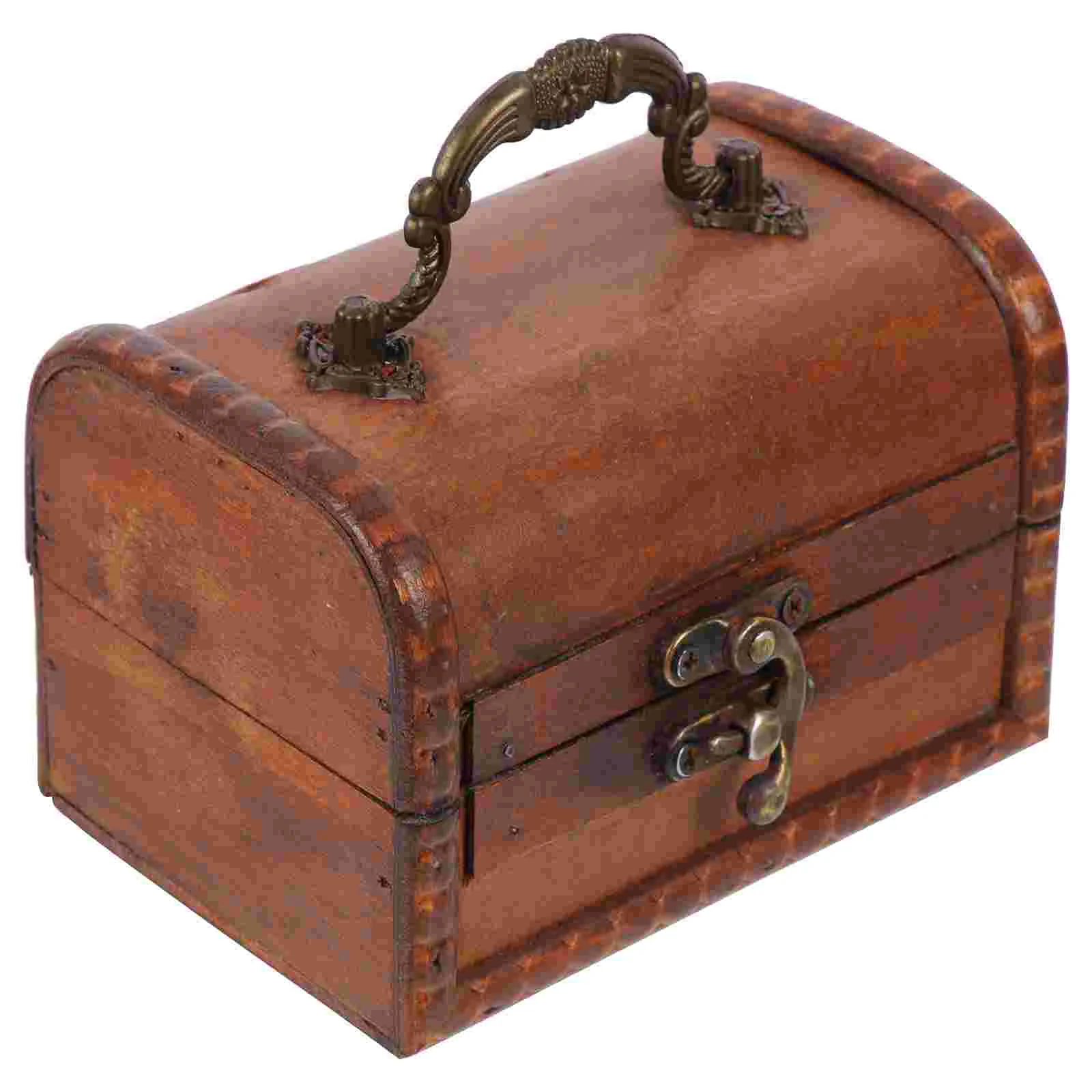 

High Quality Storage Box Travel Retro Decor Holder Wooden Jewelry Decorative Case