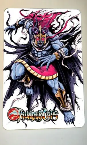 Letrero de metal para pared Mumm Ra Thundercats 8x12