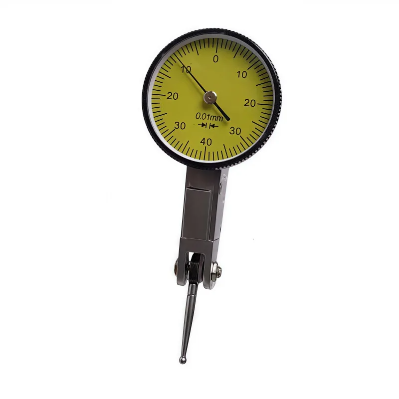 Lever Dial Indicator, Small Dial Indicator, Shockproof Waterproof with Ears 0-0.8mm
