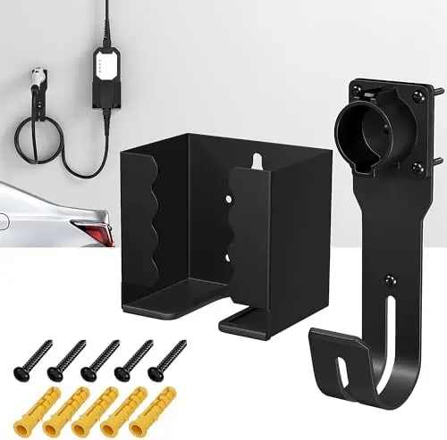 

Настенный держатель для зарядного устройства электромобилей с разъемом J1772 - Кабельный док-станция и зарядное устройство J-Hook для электромобилей