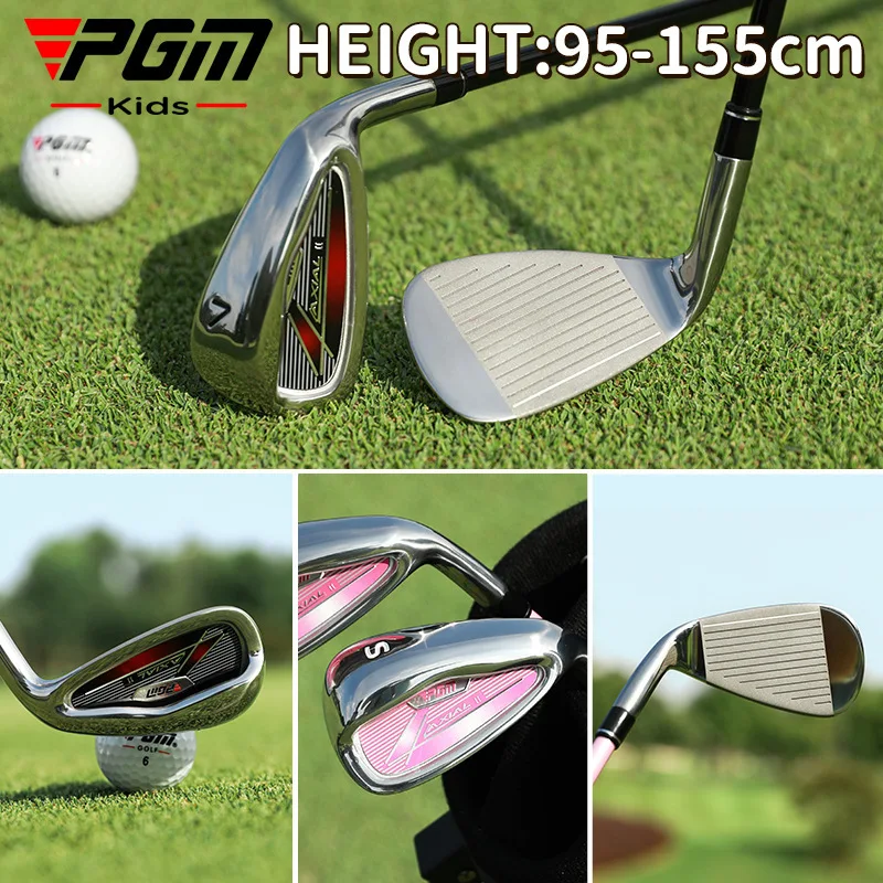 PGM AXIAL II Junior Golf Clubs #7 IRONS #S Sand Wedge Children Right Handed Practice Pole Graphite Shaft JRTIG015 Wholesale