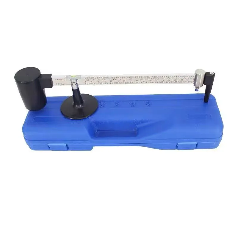 Mud Liquid Specific Gravity Drilling Fluid Liquid Density Meter 0.7-2.4G/cm3 (5.8-20 1B/gal), Mud Hydrometer Stainless Steel