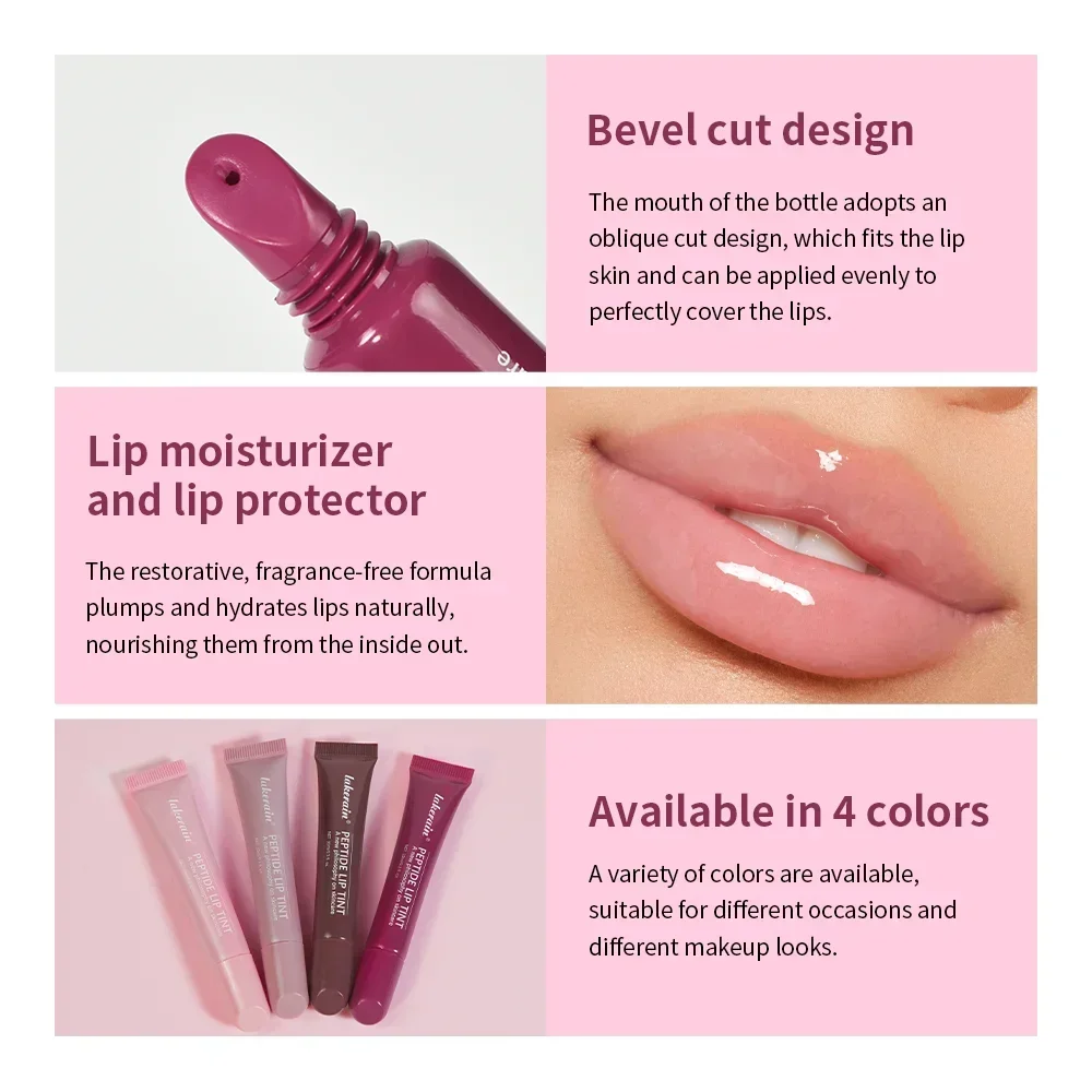 Lip Balm Phone Case Gloss Long-lasting Moisturizing Lipstick Transparent Color Lip Glaze Cosmetics 4 Colors Lip Care