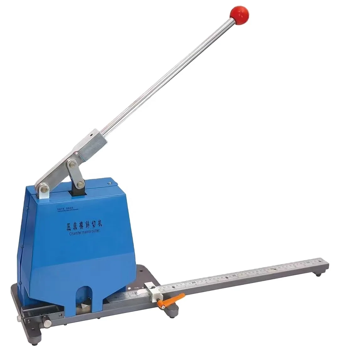 Graphic Beijing 2021Hand Operate Manual Chamfer Creasing matrix Cutter for Die Cutting Machine