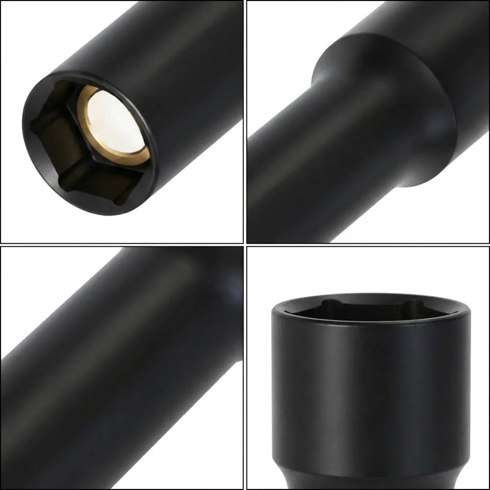 For Tesla-Specific 13mm Socket Tool for Shock Absorber Strut Socket Removal - Robust Chrome Vanadium Construction