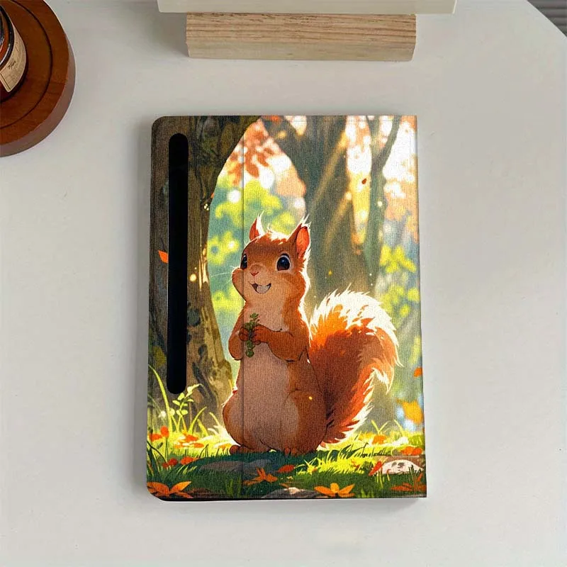 

Милый чехол с изображением красной лисы, осенний подарок для Samsung Galaxy Tab S6 S7 S8 S9 S10 FE Plus Lite, мягкий, гибкий, с поддержкой планшета