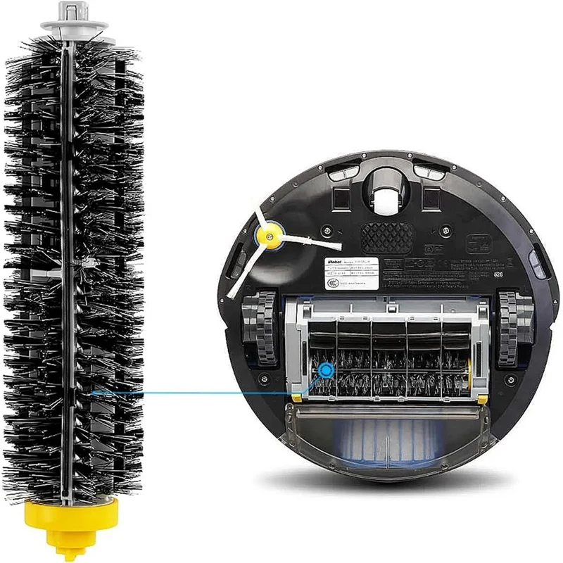 Substituição Escova de Cerdas para Irobot Roomba Aspirador, Escova Lateral, Acessórios Projetados para Séries 600 e 500