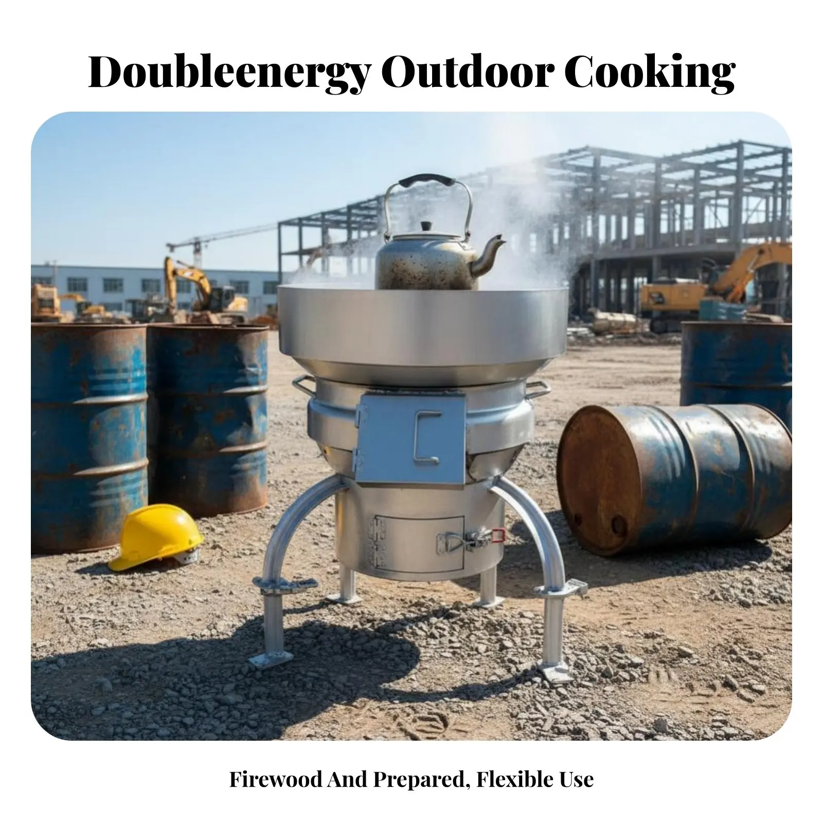 

Большая походная плита, двухтопливная (на дровах), для использования на открытом воздухе, для сельской кухни, модифицированная из автомобильных дисков, сверхпрочная сталь, многофункциональная