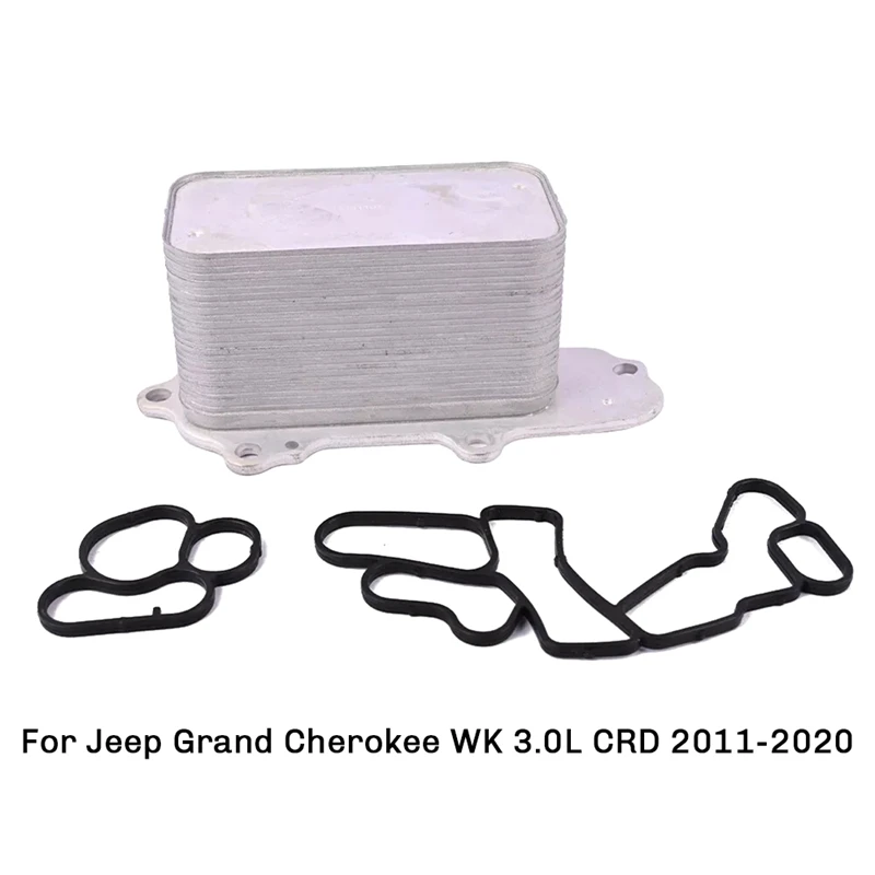 

Engine Oil Cooler Assembly W/Gasket For Jeep Grand Cherokee WK 3.0L CRD 2011-2020 68269916AB 68211440AA