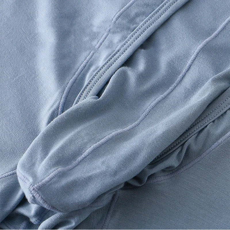 الرجال تنفس سراويل داخلية للرجال الملابس الداخلية طويلة الساق الحقيبة الذكور Boxershorts مريحة الفيل سراويل داخلية M-2XL