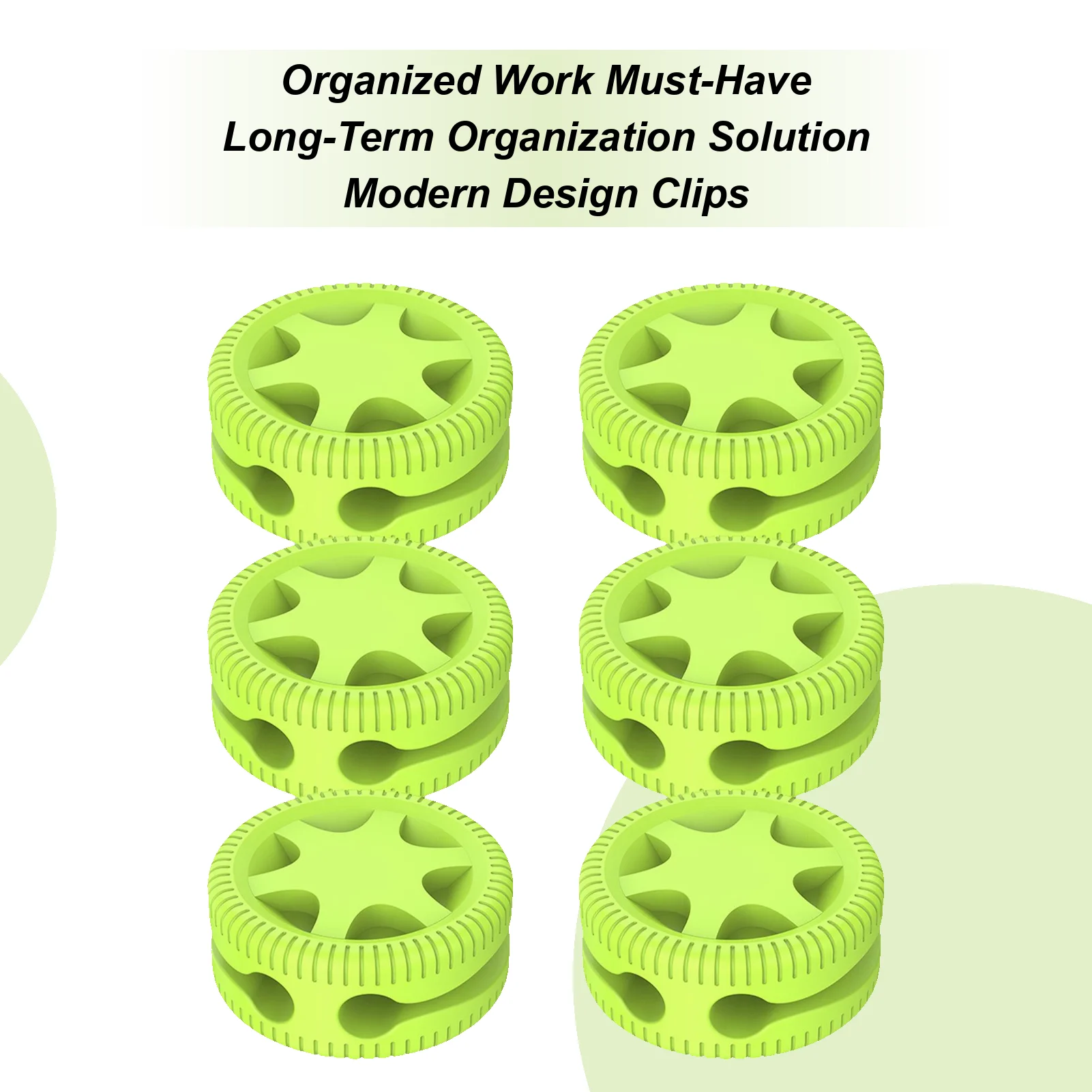 Cable Management Clips Double-slot Car Tire Shape Wire Management Desk Clips For Computer Phone Tablet Nightstand Study Room
