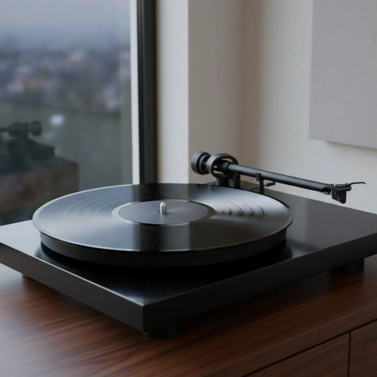 12 Inch Acrylic Vinyl Turntable Mat for Record Player Hi Fi Audio Slipmat Stabilizer Accessory
