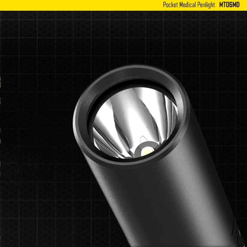 NITECORE MT06MD Purpose-designed Medical Inspection Light 180Lumens Power By 2* AAA batteries LED Flashlight