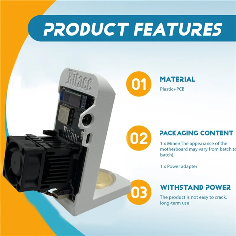 Requintado-Bitaxe Gamma 601 1.2TH/S 18-22W Bitcoin Crypto Miner BM1370 Asic Solo BTC Miner Ventiladores Duplos Bitminer S21 Pro Compatível