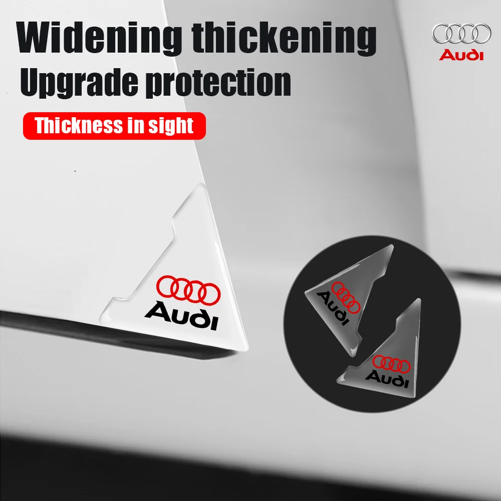 

2/4Pcs Car Door Corner Protective Cover Accessories For Audi A1 A2 A3 A4 A5 A6 A7 A8 Q5 Q7 C8 B8 C6 Quyttro Sline RS Q2 Q3 TT B6
