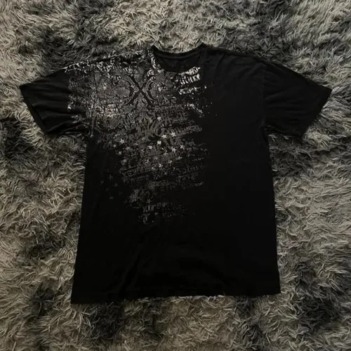 Xtreme-Camiseta de algodón Retro de manga corta con gráfico Vintage para hombre, ropa de calle de gran tamaño, Tops informales urbanos de moda, 2000s