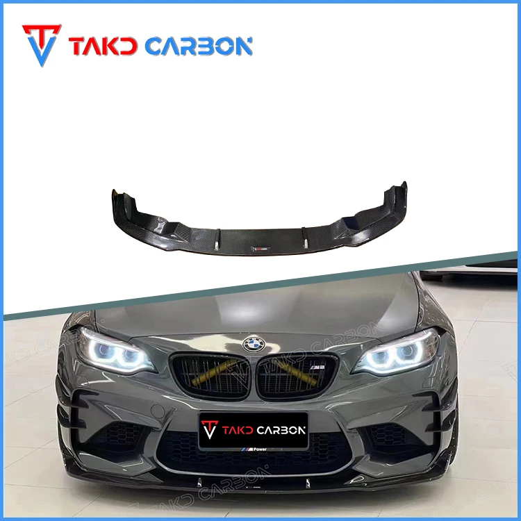 

OEM&ODM Service 3K Twill Carbon Weave Dry Carbon Fiber Front Bumper Lip for bmws M2 F87 2016-2020