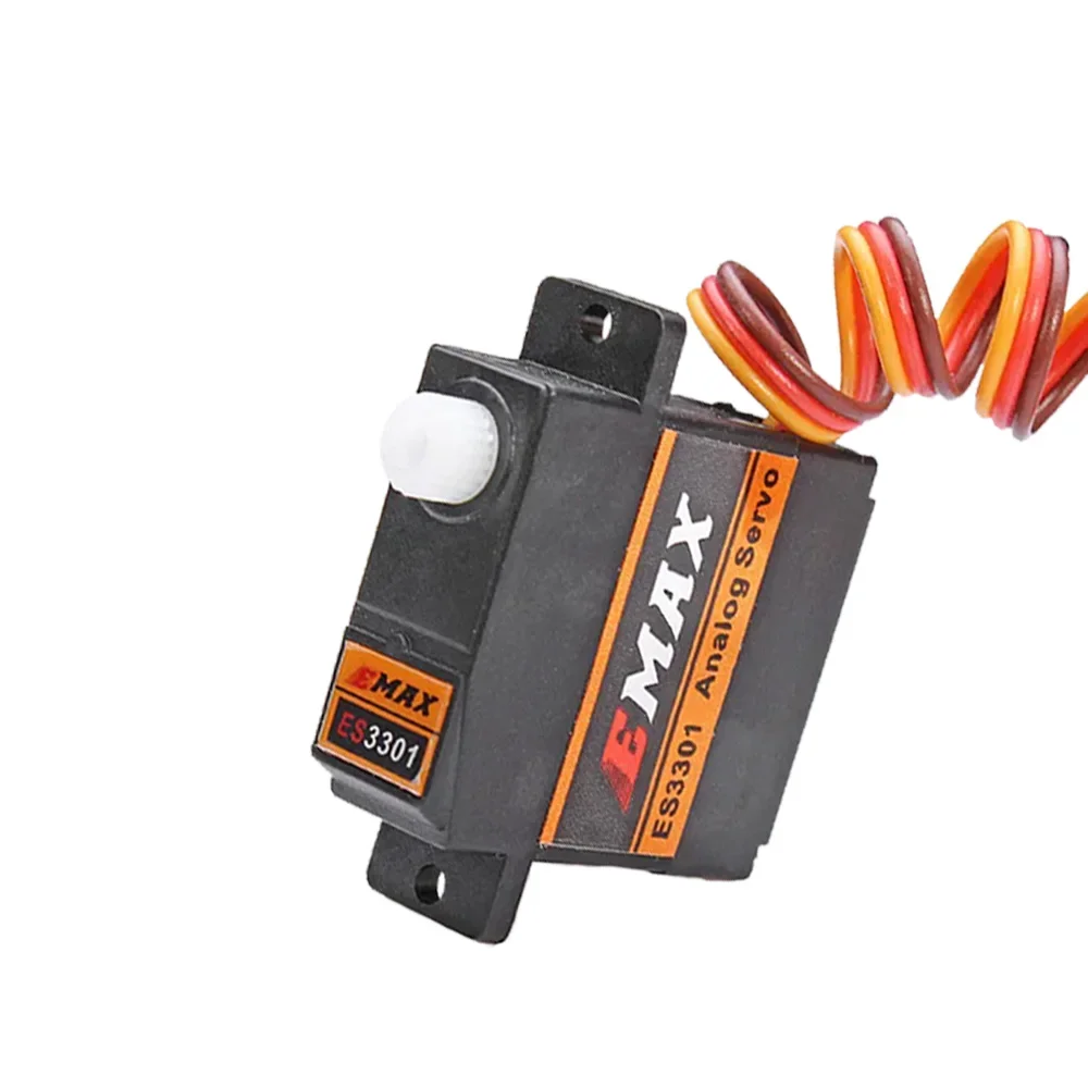 Emax ES3301 아날로그 디지털 서보 금속 기어, RC 글라이더 Rc 비행기 Rc 드론용, 9mm, 4.8V-6V, 1 개