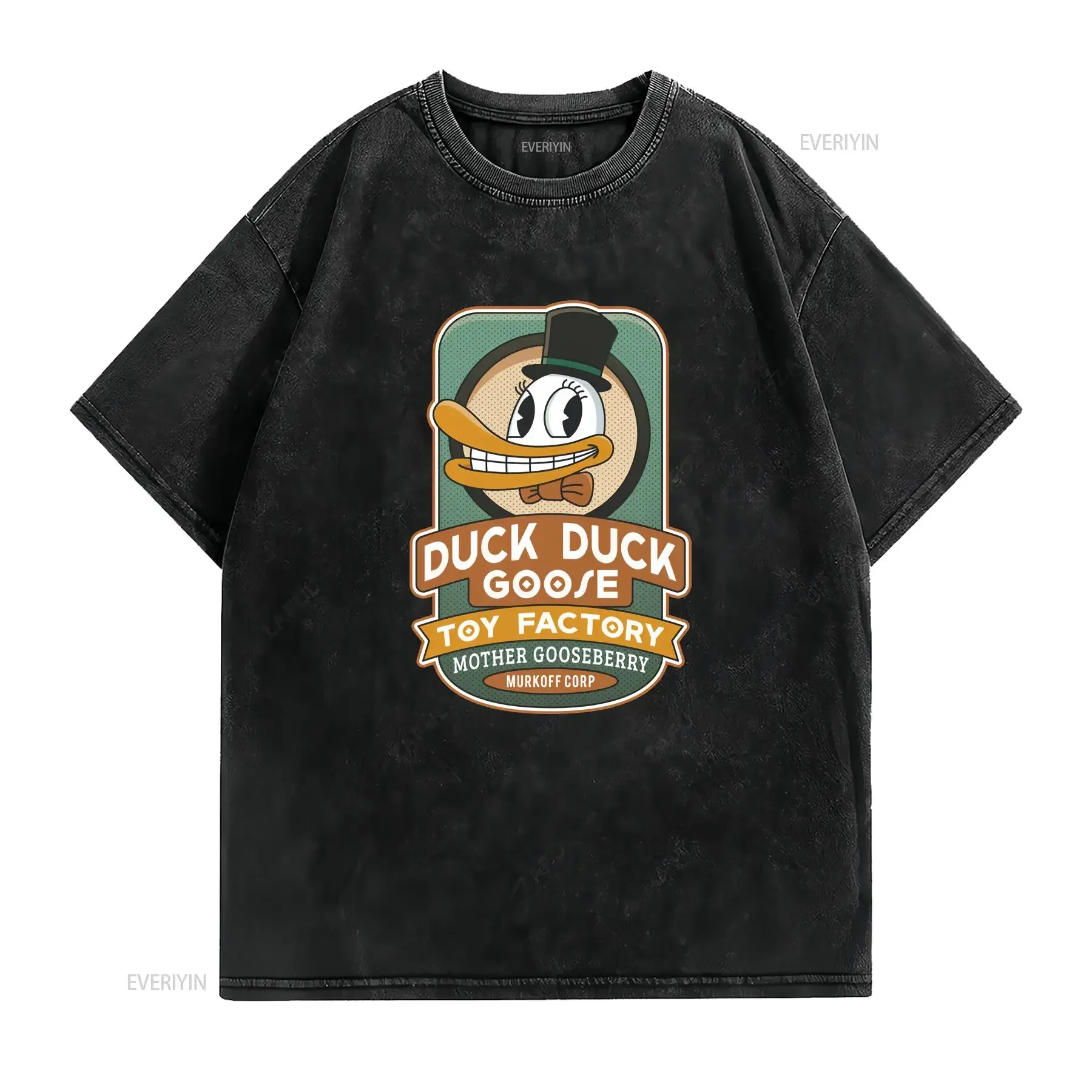 Sinyala Toy Factory Vintage T Shirt Outlast Video game Gaming Gamer The Trials Murkoff Corporation vintage Washed Breathable