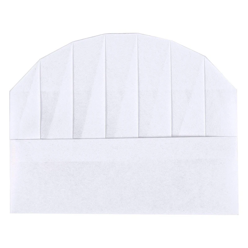 25 Packs of Disposable Chef Hat SMS 100% Non-Woven Kitchen Cooking Hats Cap Party Baking