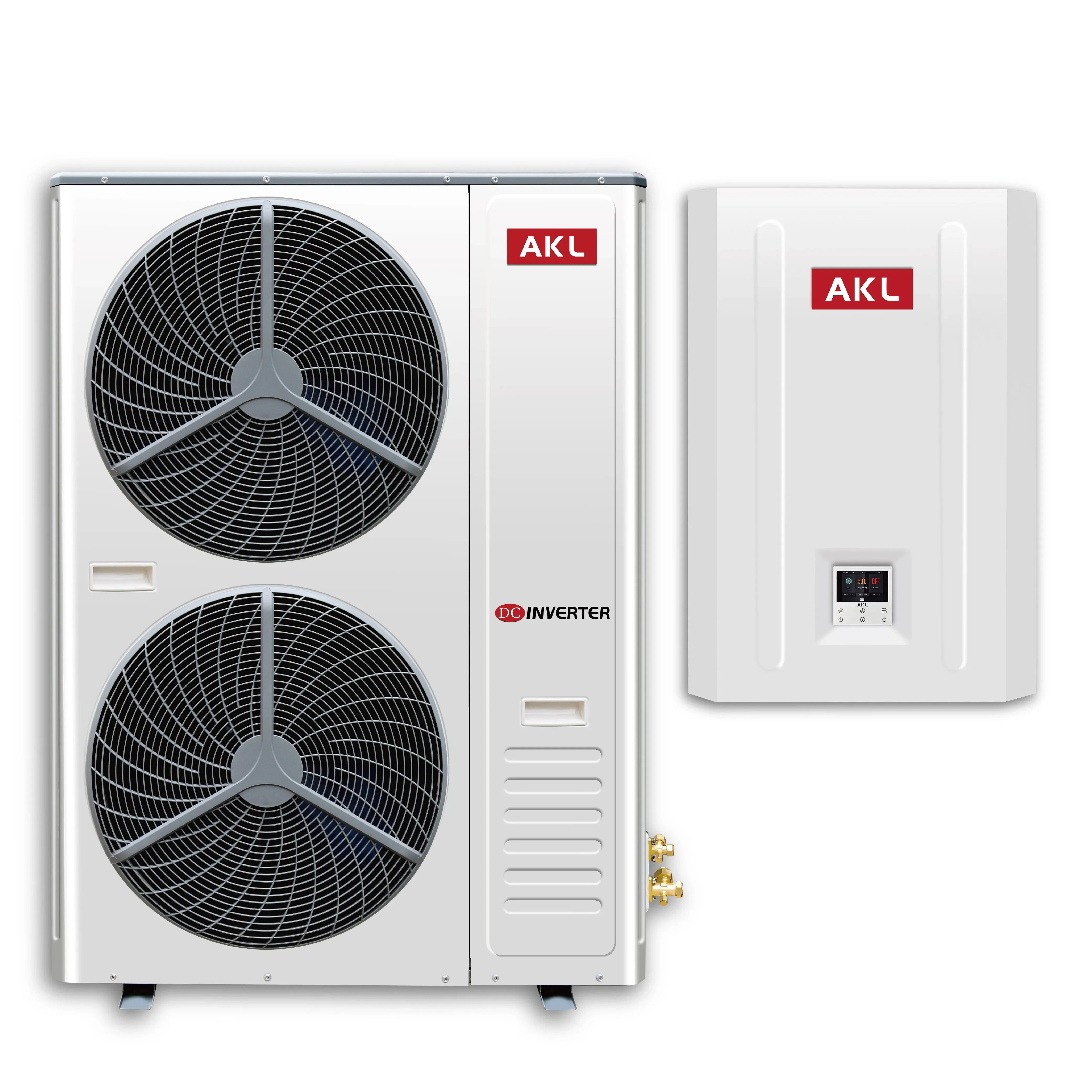 Split type air source heat pump