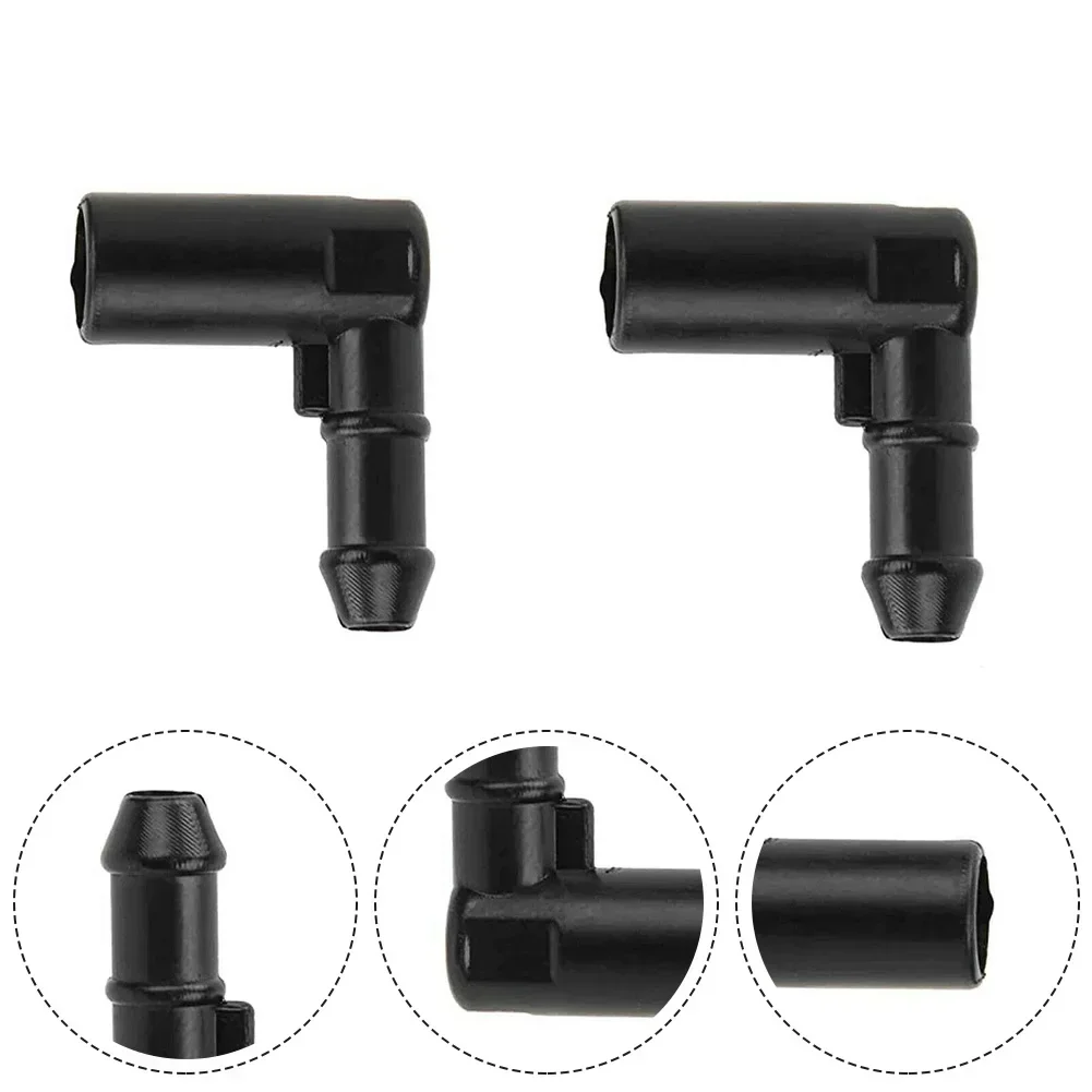 2pcs Car Windshield Washer Pump Connector Elbow 13171805 For Zafira B 2005-2014 For Astra H 2004-2010 NEW