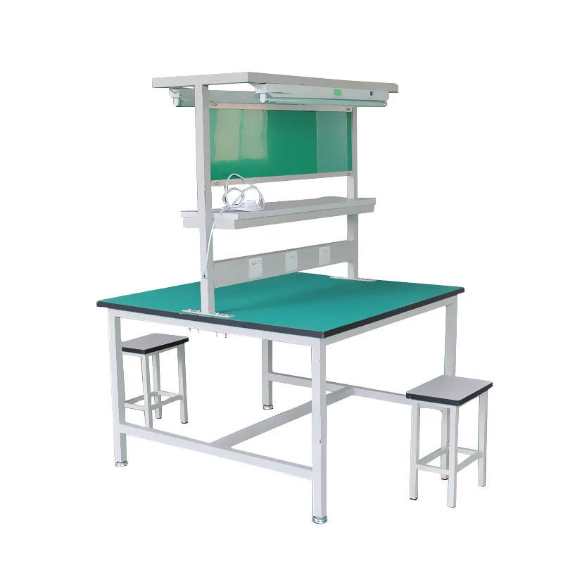 Industrial assembly line workshop workbench aluminum workbench with drawers