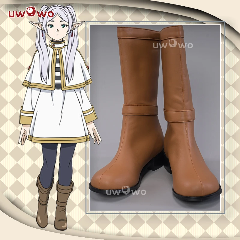 

UWOWO Anime Frieren: Beyond Journey's End Frieren Cosplay Shoes Boots