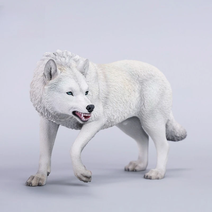 1/6 Direwolf Simulation Animal Model Toy Wolf Doll Figure Ornament Doll Resin Statue