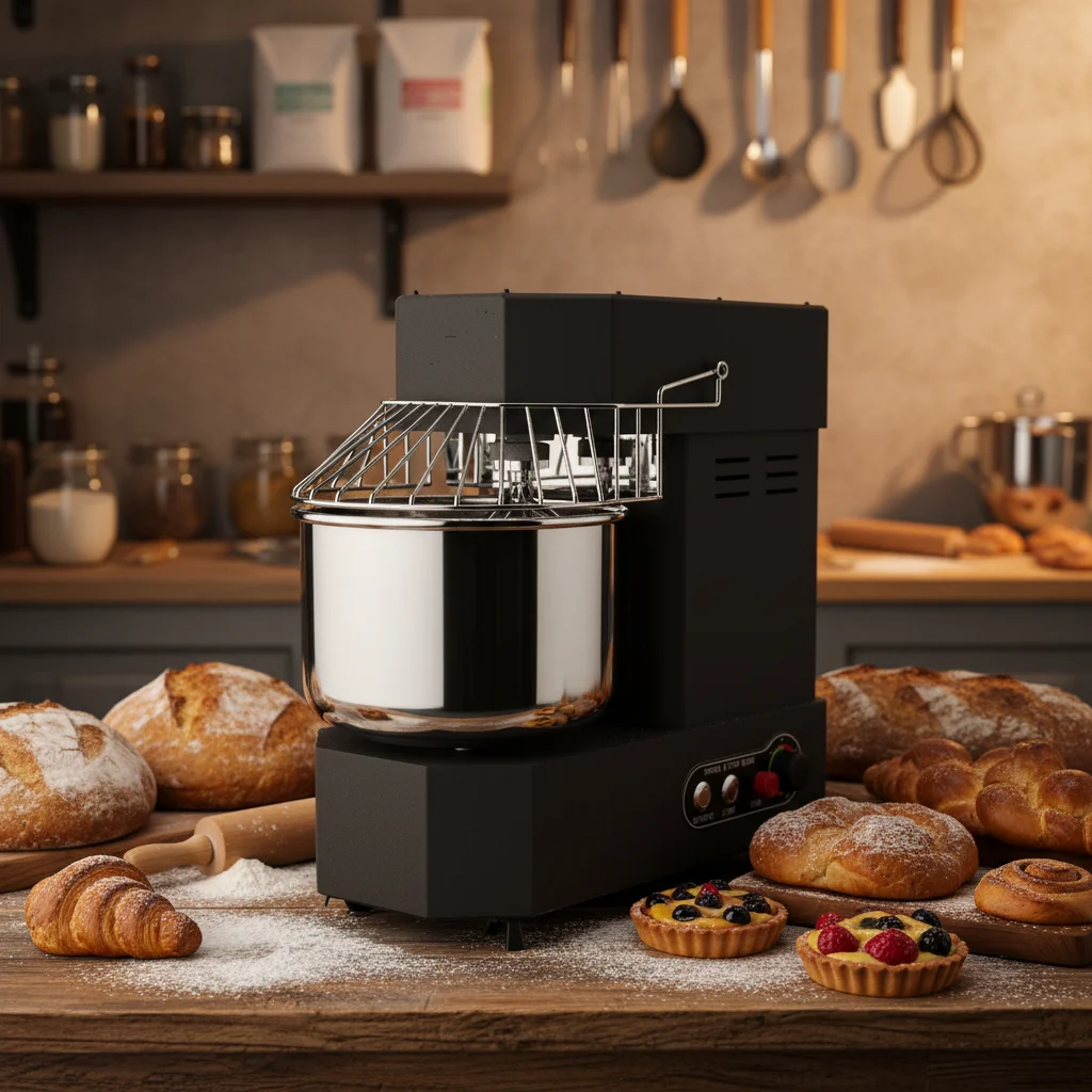 Table Top Dough Mixer Compact Electric Dough Mixer for Small Bakery and Pizza Shop Startup