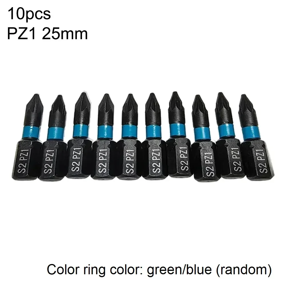 

10pcs PZ1 PZ2 PZ3 Magnetic Screwdriver Bit Set High Hardness Electric Screw Driver Electric Drill Bit