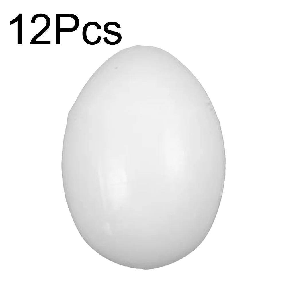 

12Pcs Simulated Pigeon Eggs Simulated Fake Eggs Bird Racing Pigeon Hatching Supplies Bird Raising Tools Nest-Hatching Egg