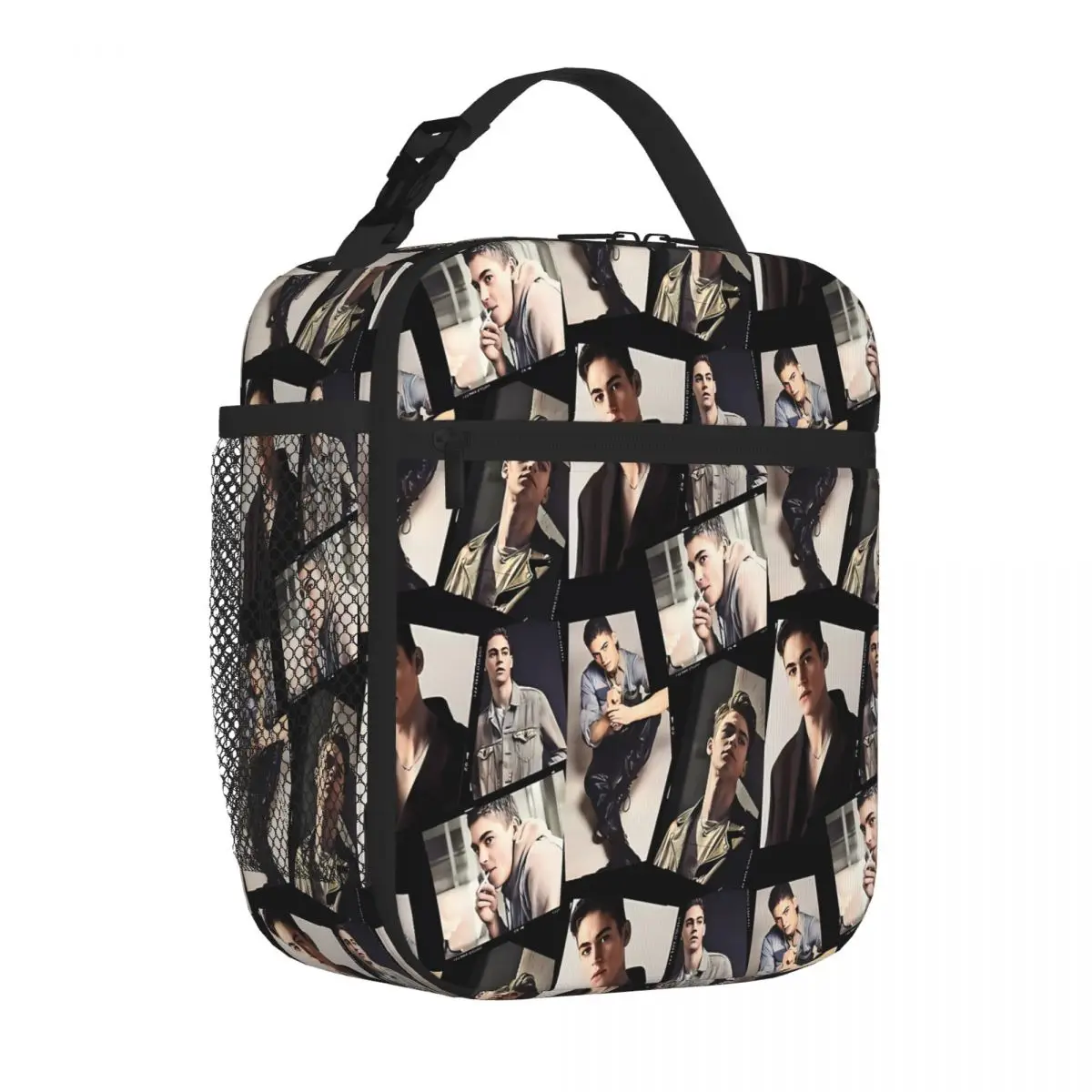 Bestselling Hero Fiennes Tiffin Collage Retro Portable Lunch Bag Nursery Food Student Lunch Bag