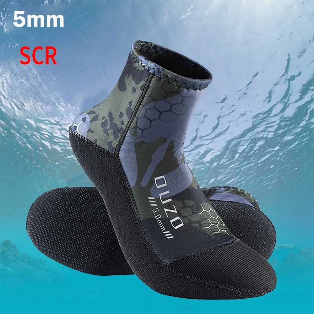 

Неопреновые короткие носки для дайвинга 5 мм, нескользящие, теплые, для пляжа, серфинга, водных видов спорта, защита от песка