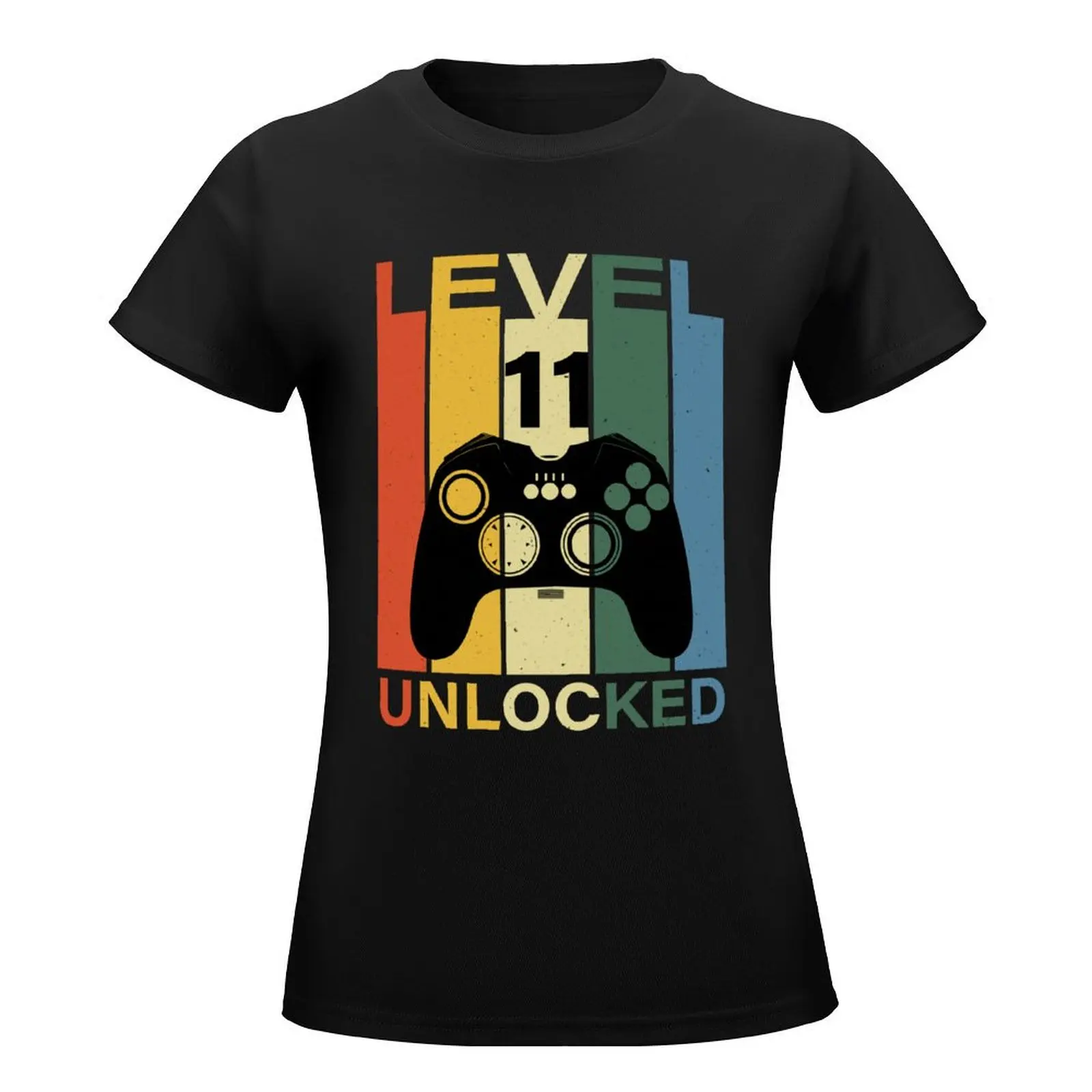 Level 11 Unlocked T-Shirt Blouse new edition anime clothes customs womans clothing