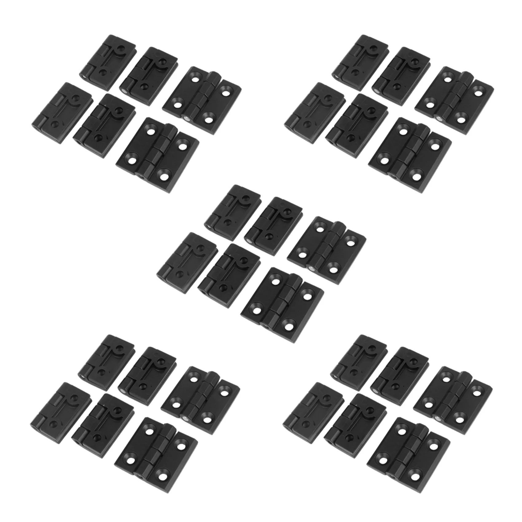 baaj-30-x-ブラックアルミニウム家具キャビネットドアヒンジ-50mm-x-50mm
