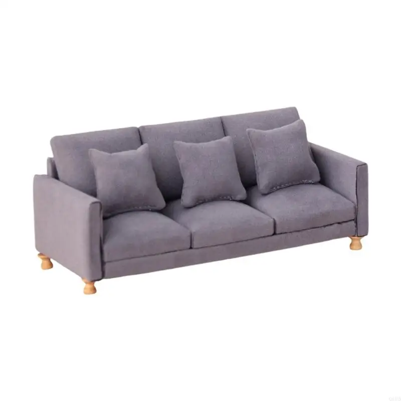 Nhà Búp Bê Mini Sofa Mẫu Hình 1/12 Thực Tế Đồ Nội Thất Hình Cho Trẻ Giả Vờ Chơi Trò Chơi Trang Trí Cảnh