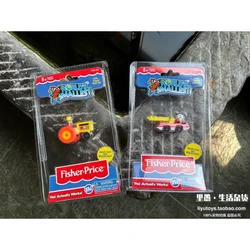 Genuine World Smallest Figure Mini Miniature Tractor Fire Truck Doll Ornaments Accessories Collection Toy