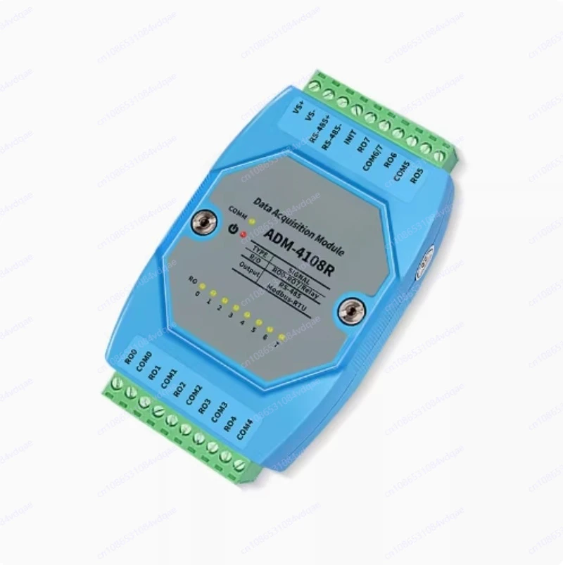 ADM-4108R 8-channel relay output module 8DO switch output acquisition module RS485 MODBUS