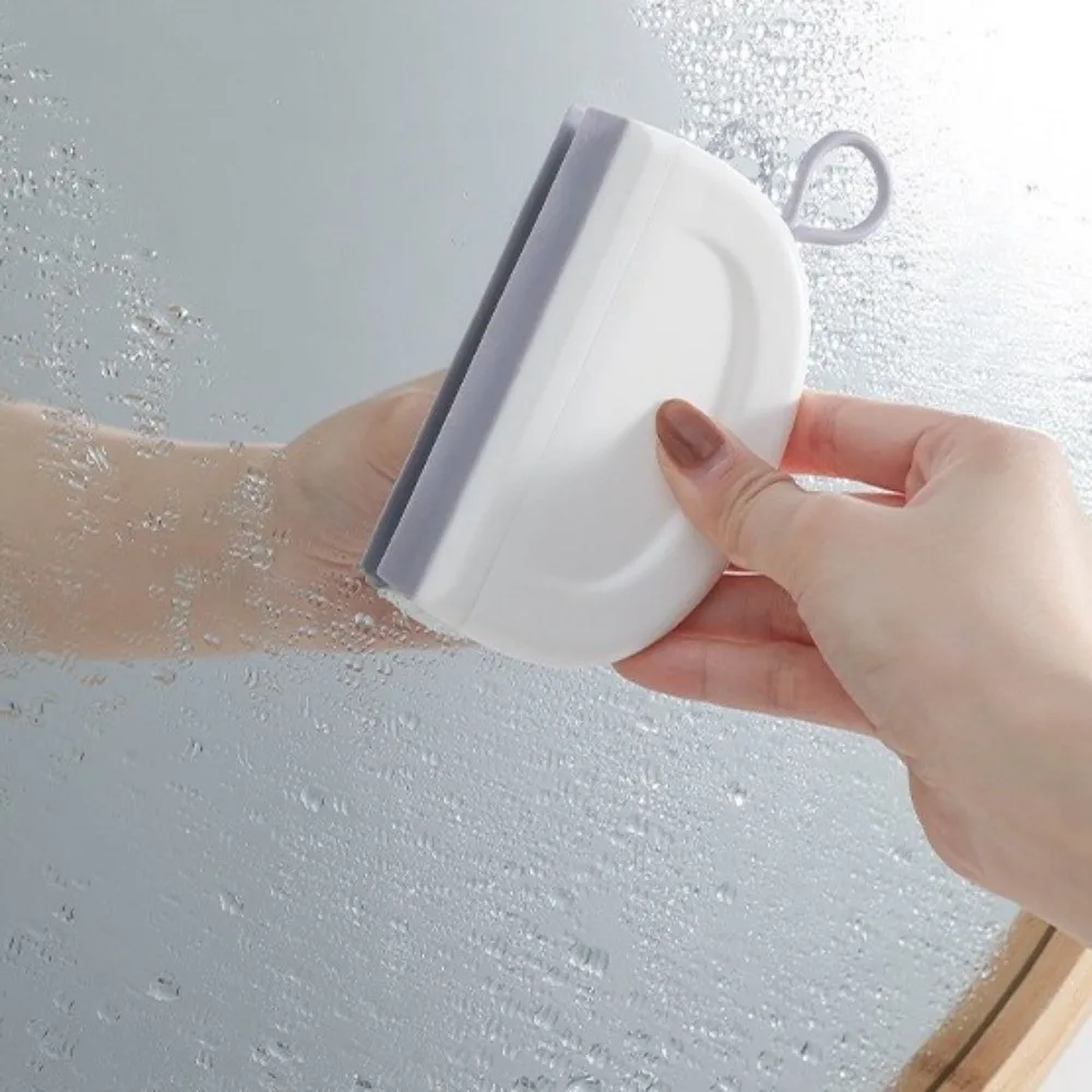 

6pcs Sink Cleaner Portable Countertop Wiper Plastic Mini Bathroom Wiper Multi-Functional Glass Artifact Wiper Shower Cleaning