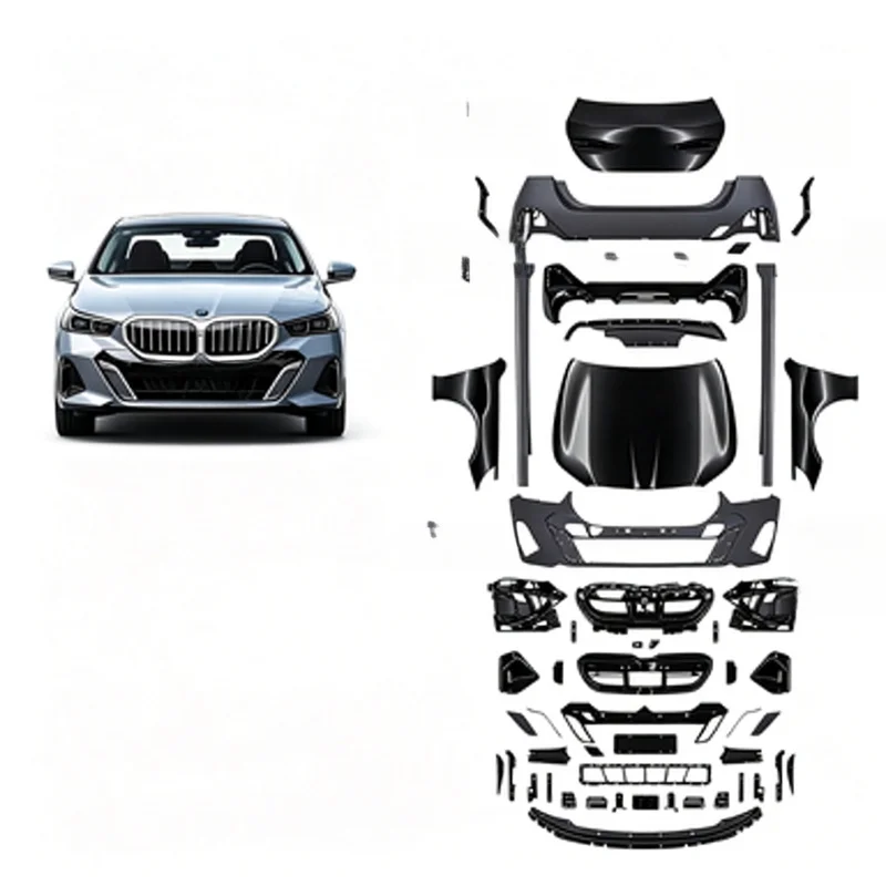 High Quality Body Kit Fit For BMW 5 Series F10 F18 Front Bumper Assembly Headlights Taillights Tail Cover Bolt-On Exterior Modif