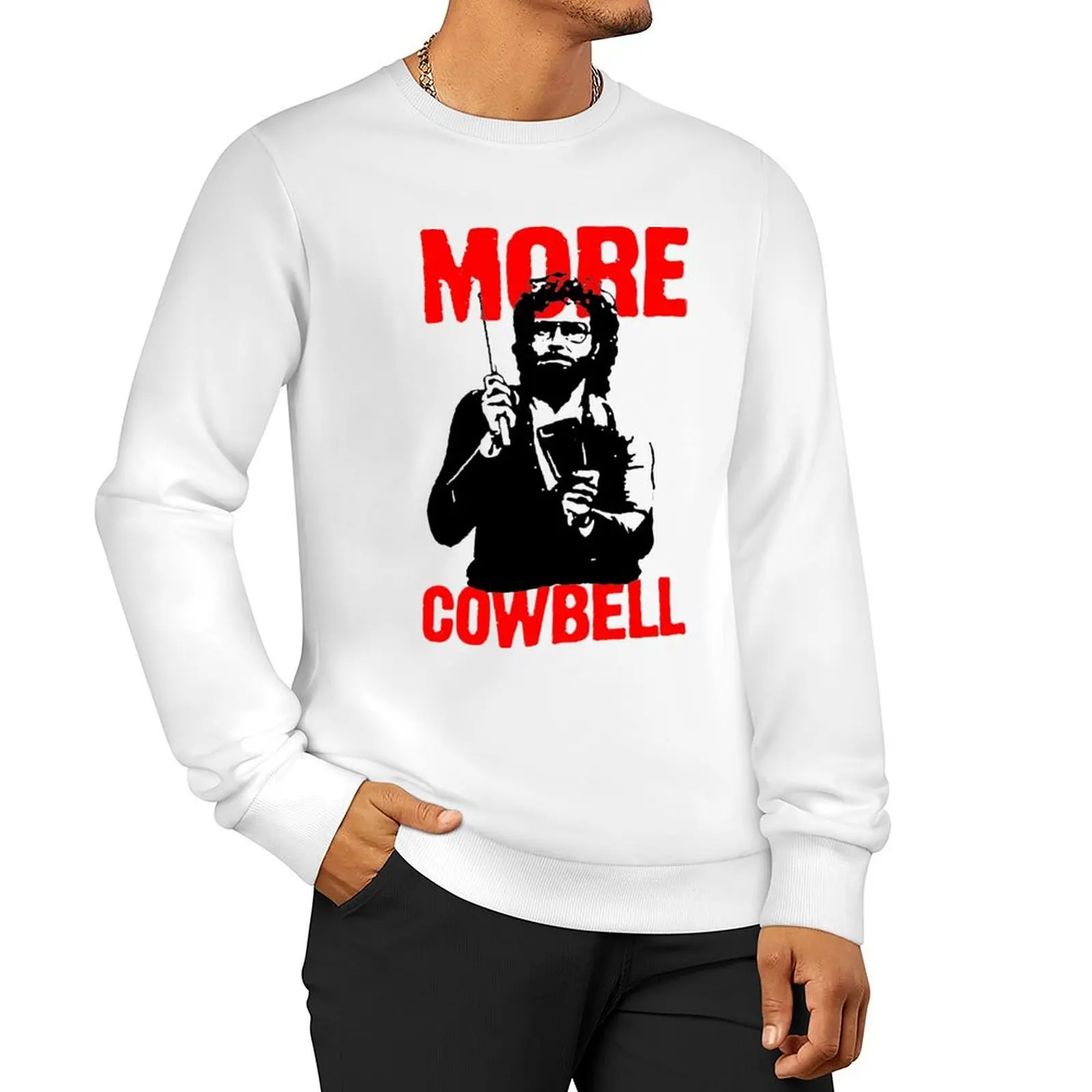 

More Cowbell Sweatshirt streetwear men men's clothes autumn sweatshirt