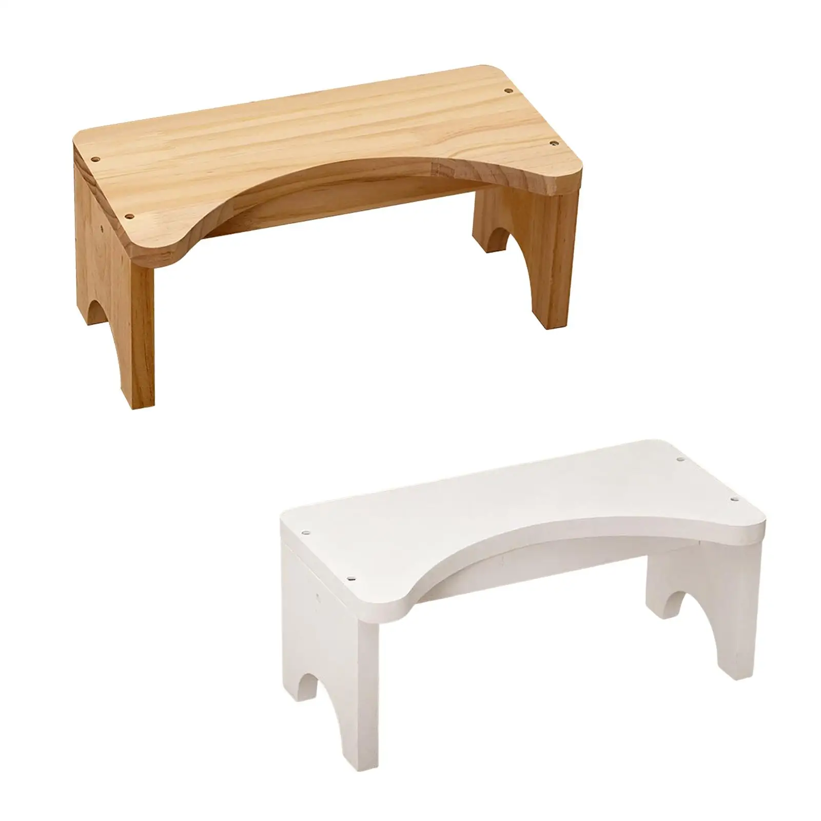 

Wood Toilet Stool,Footrest Multifunctional Toilet Squatting, Bathroom,Step Stool