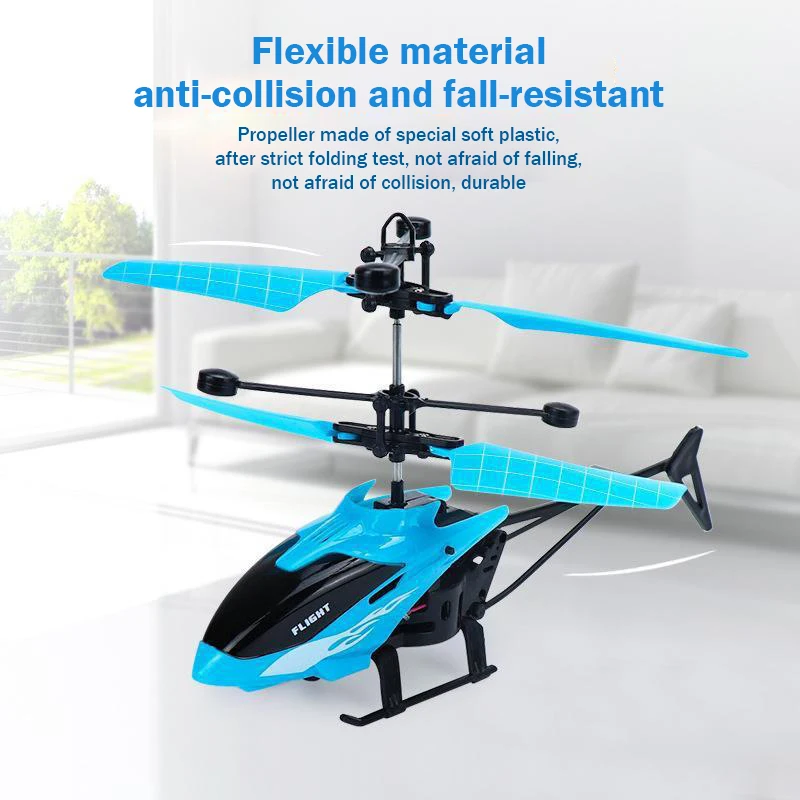 Inductive Aircraft Helicopter Hover Hand-Controlled Sensing  Aircraft Suspension Two-pass Fall-resistant Play Rechargeable Gifts