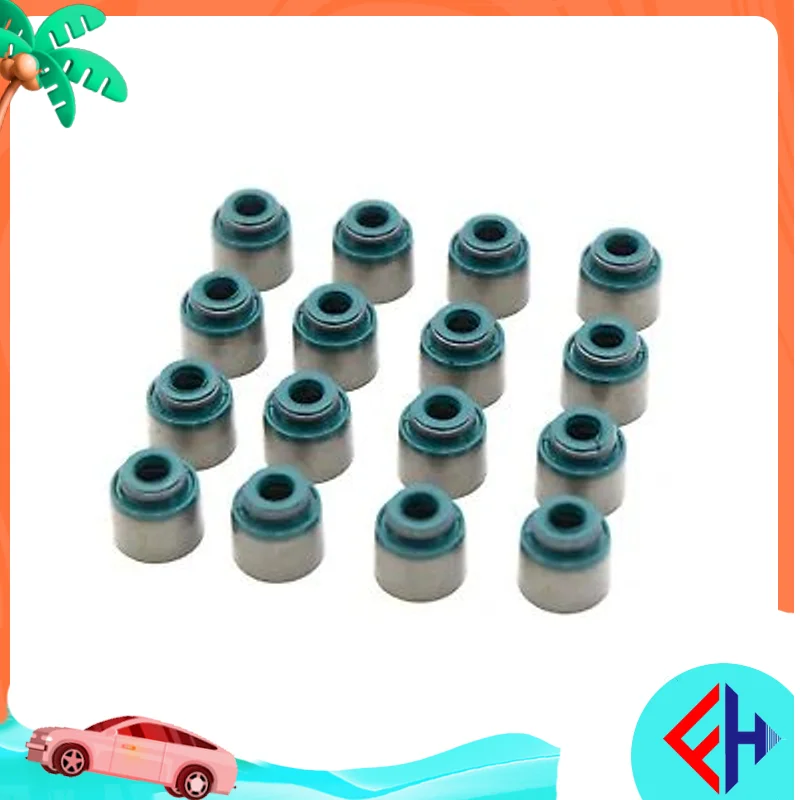 16 Pcs 22224-2b000 Intake & Exhaust Valve Stem Seals For Kia Accent Rio Soul Forte Elantra 222242b001 222242b010 High Quality