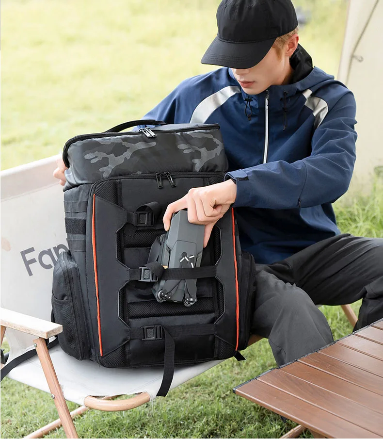 UAV-Drohnen-Kletterrucksack Großer Fotografie-Kamera-Sport-Outdoor-Rucksack Trocken-Nass-Trennung Tragbarer Business-Laptop-Gepäckrucksack – Detail 4